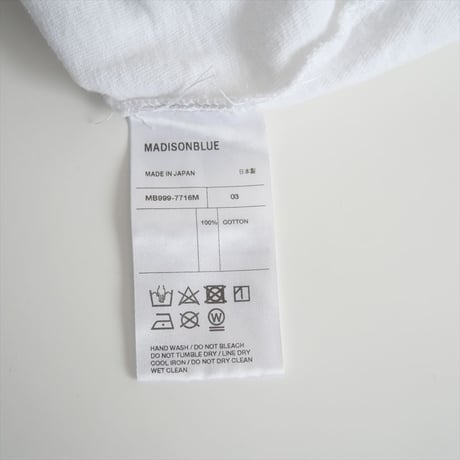 MADISON BLUE / HELLO CREW NECK TEE MNS / MB999-7716M / 2309-0601
