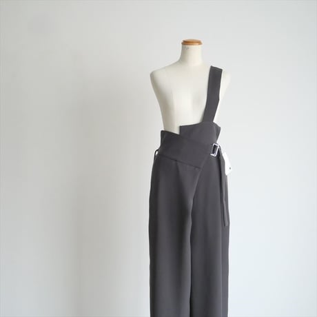 2025SS今季新作・人気完売品 / ENFOLD / ONE-SHOULDER SARROUEL TROUSERS / 300IS231-2011 / 2503-0934