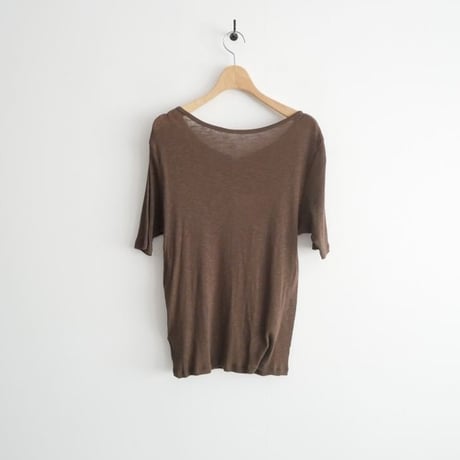 2025SS・人気完売品 / FRAMeWORK スラブシアーテレコヘンリーS/S-Tee 25070220785020 / 2605-0549