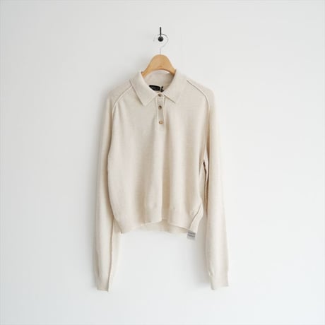 2024AW / 未使用 / Plage別注 / ROBERTO COLLINA / WL/CA COLLAR プルオーバー / 24080923002230 / 2502-0266