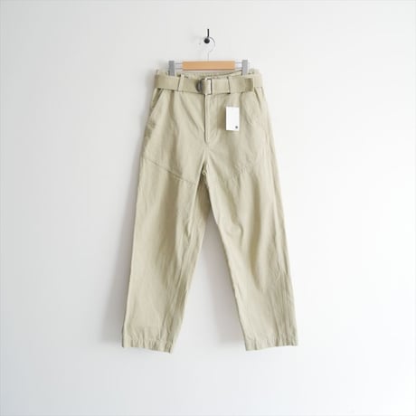 beautiful people / vintage chino cloth belted pants / 1425105006 / 2602-0375
