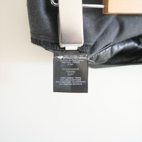 2021AW / ISABEL MARANT ETOILE / フェイクレザースカート / JU1316-21A004E / 2409-0077
