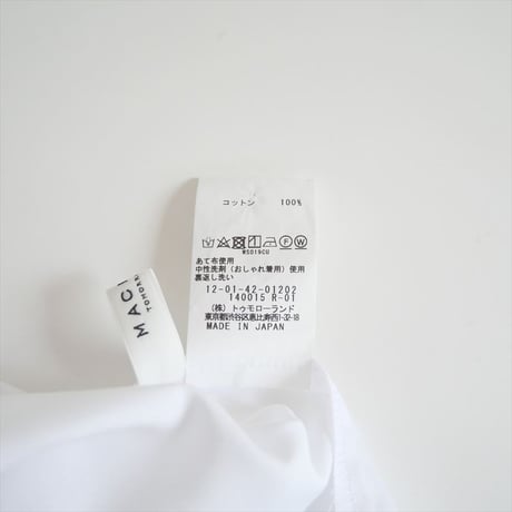 024SS / MACPHEE / TOMORROWLAND / イージーケア ボウタイブラウス / 12014201202 / 2409-0248