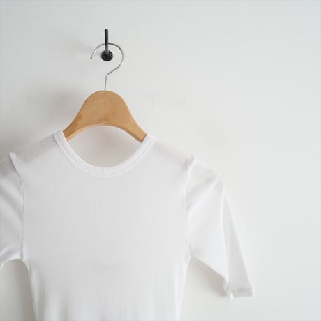 2023 / Edition / TOMORROWLAND / コットン ワイドリブバックオープンTシャツ / 34033103011 / 2308-0970