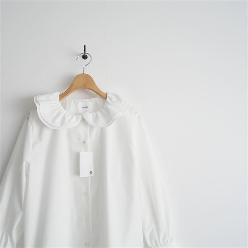 OHGA ワッフルブラウス 未使用タグ付】ohga WAFFLE BLOUSE ワッフルブラウス