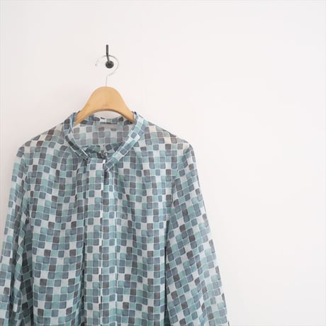 2024AW / theory luxe / Mosaic Glass Print Ziane / 03-4308250 / 2508-2066