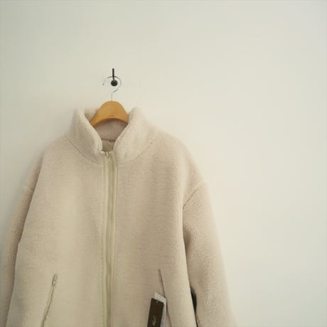〇2024AW / 未使用 / Plage / reversible boa ブルゾン / 24011922700040 / 2509-1126