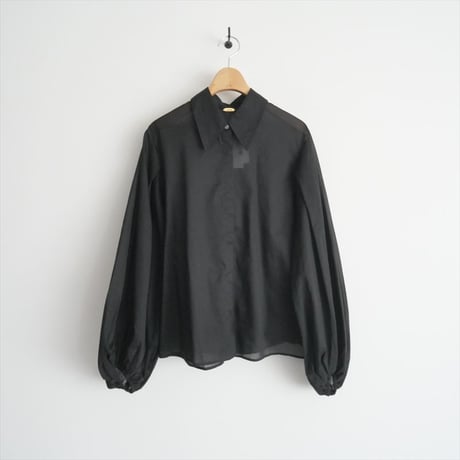 2024SS / 未使用 / DEUXIEME CLASSE / cotton voile ギャザー ブラウス / 24051500401010 / 2412-0781
