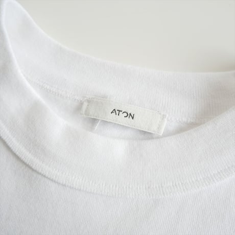 2025SS / ATON / 12/- AIR SPINNING オーバーサイズプルオーバー / KKAGGM0034 / 2601-0888