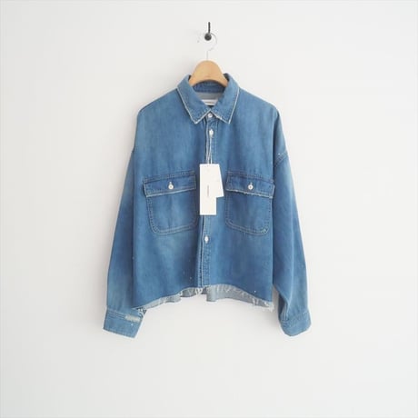 2025・人気完売品 / 未使用 / AP STUDIO購入品 / JOHNBULL / デニムクロップドシャツ / 25050587000010 / 2506-1038