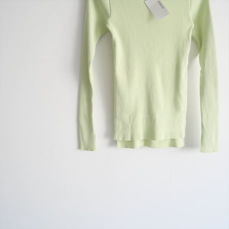 2022SS / 未使用 / Ron Herman別注 / AURALEE / RIB BOAT NECK L/S TEE / A22SB01RH / 2501-0820