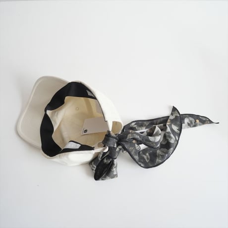 2024SS / KIJIMA TAKAYUKI×TRESSE / CAP in OFF-BLKtile / 2411-0009
