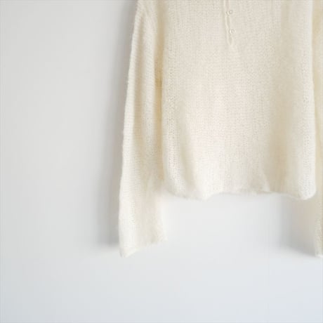 2024AW・人気完売品 / Plage / HENLEY ALPACA mix プルオーバー / 24080922827140 / 2511-0638