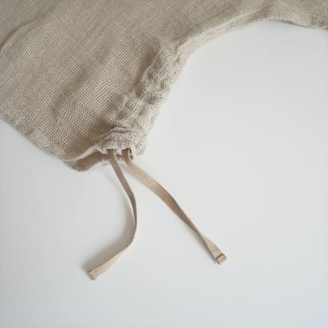 2024SS / ERIKO YAMAGUCHI / Matou Drawstring Tops Jute Linen / 2506-0643
