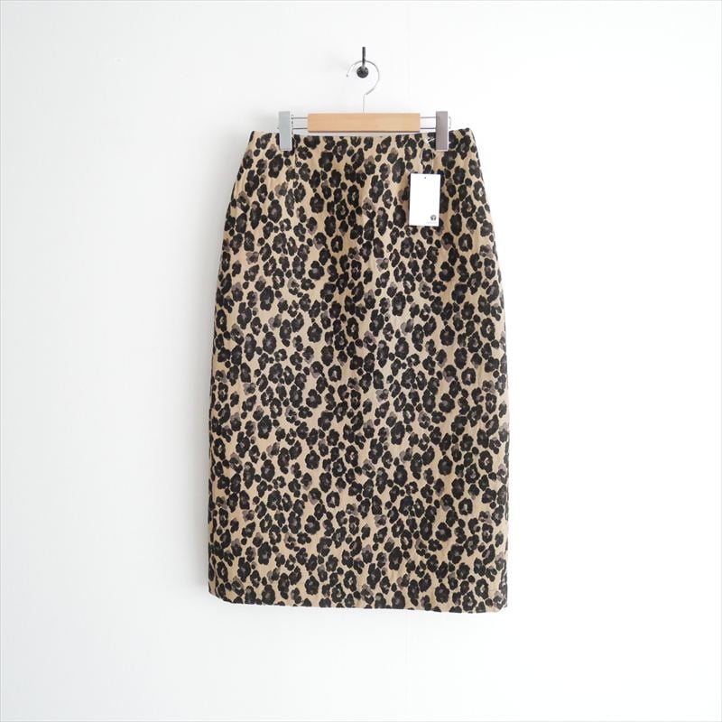 レオパード確認 2025AW今季 / eclat別注 / SINME / レオパードスカート / 2512-1