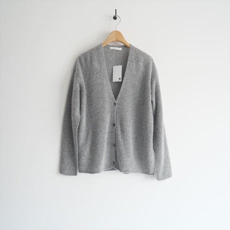 〇2023AW / GALERIE VIE / ライトブークレー Vネックカーディガン / 23023402203 / 2411-1019