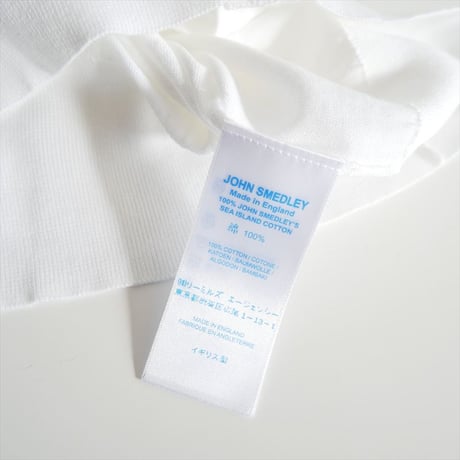 未使用 / JOHN SMEDLEY / Vネックカーディガン3/4SLEEVE / S4062 / 2508-2177