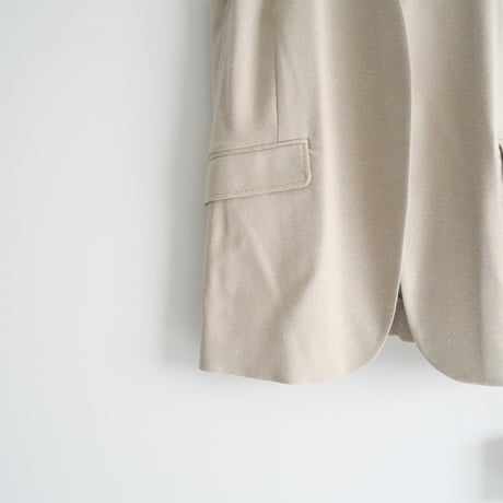 2021SS / SPICK&SPAN / シルクネップスリーブレスジャケット / 21010200303010 / 2402-0962