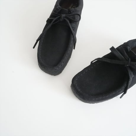 継続販売品 / CLARKS / Wallabee. / レディース ワラビー （ブラックスエード） / 26155522 / 2506-0971