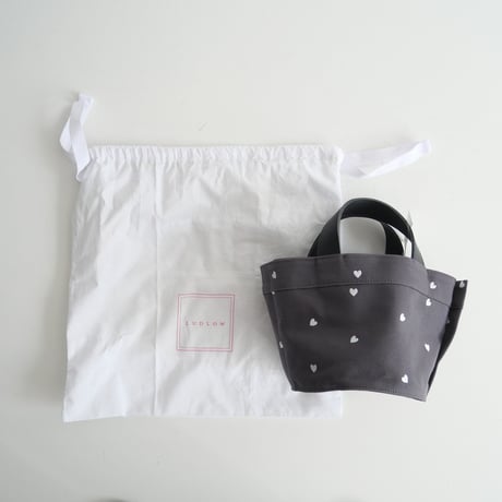 LUDLOW / ハート キャンバス トートバッグ / 2312-0240