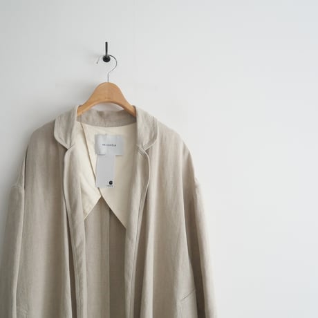 2022SS / 五明祐子さん、大草直子さん着用 / HELIOPOLE / DUNGAREES LINEN OVER COAT / 12003032021HN / 2401-2058