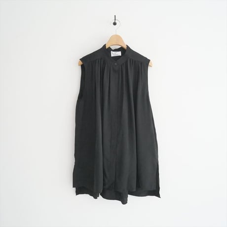 未使用 / 1er Arrondissement / キュプラツイルノースリーブブラウス / B1032AFT046 / 2411-0558