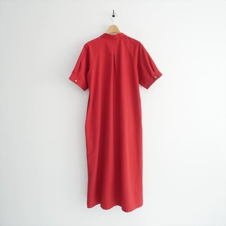 継続販売品 未使用 FIL DE FER シアサッカーストライプ　スキッパーワンピース 10-1-03-200-5-2 2605-1291