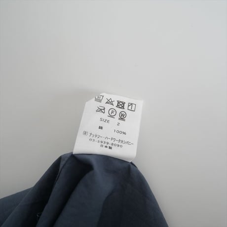 2023SS / TOUJOURS / Pocket Big Tank Shirt / MM38KS02 / 2410-2083