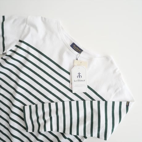 2023SS / nano universe購入品 / Le minor / JEANNE パネルボーダーカットソー / 6713123040 / 2403-0780