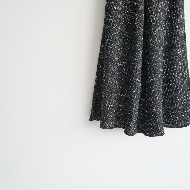 2023 / 未使用 / BEARDSLEY / 《春にも着れる》ツイードフレアー