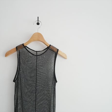 未使用 / IENA購入品 / TanC TOKYO / SPARKLING TULLE SKIN TOP タンクトップ / 24070910005310 / 2504-2077