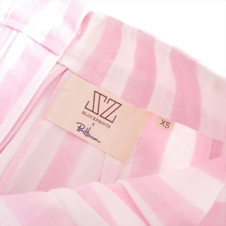 SZ Blockprints×Ron Herman / Thick Striped Canvas Skirt / 3910500050 / 2509-0910