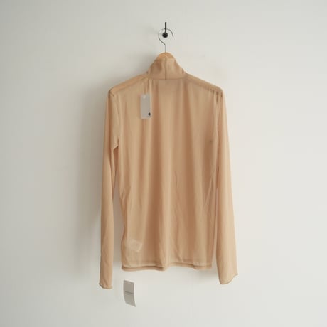 2023SS / 未使用 / NOBLE / シアースキニーハイネックTOPS / 23070240105010 / 2403-0483