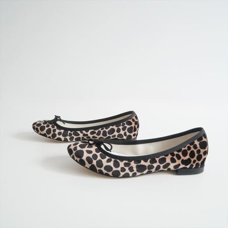 2022AW / 日本限定品 / repetto / Cendrillon　ベロアレオパードバレエシューズ / 2402-0329