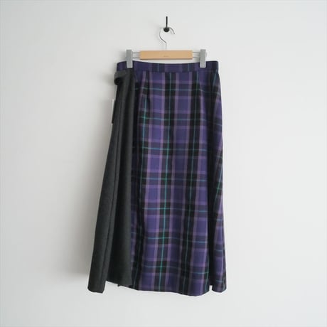 2023AW / MACKINTOSH PHILOSOPHY / タータンチェックキルトスカート / H5S07245 / 2410-0090