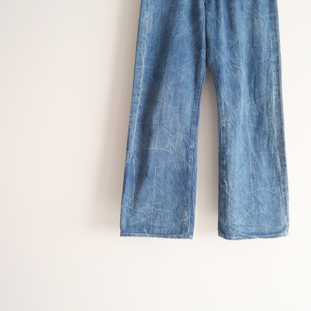 2023 / AURALEE / SELVEDGE FADED LIGHT DENIM PAN
