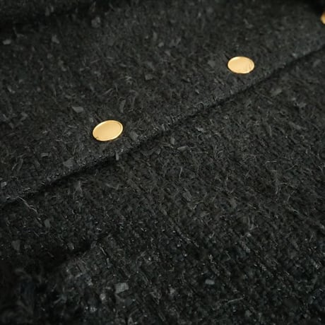 2023 / UNITED ARROWS / ファンシーツイード ノーカラー ジャケット / 1522-144-2906 / 2408-0438