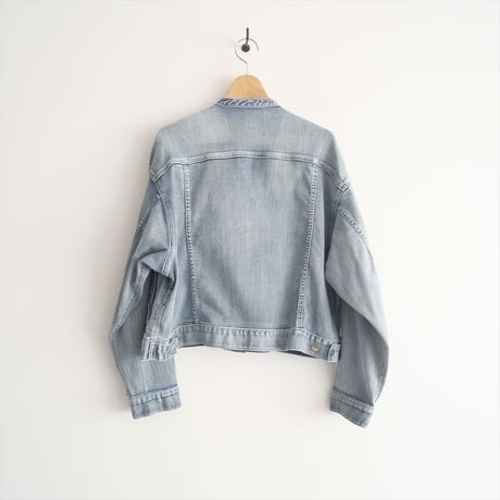 2022SS / 自由区 / 【洗える】USUKARU DENIM ノーカラージャケット / JKWMNS6210 / 2505-0374