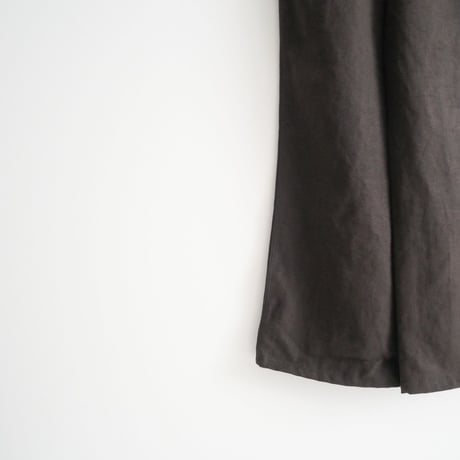 2022 / DELIY / LINEN CANVAS FLARE OVERALLS / 22030230001630 / FRAMeWORK購入品 / 2308-1115