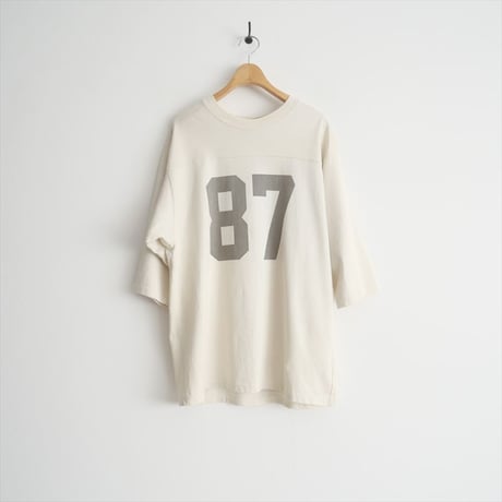 2024SS・人気完売品 / L'Appartement別注 / GOOD GRIEF! / FADED PRINT FOOTBALL TEE / 24070560212010 / 2410-0740