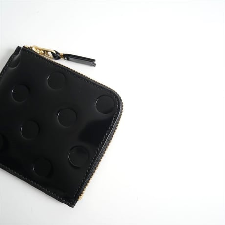 未使用 / Wallet COMME des GARCONS / Polka Dots Embossed(L字型) / SA3100NE / 2405-1087