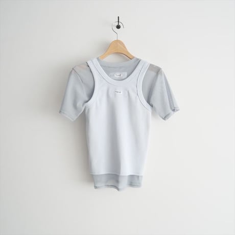2025SS / JANE SMITH / SHORT SLEEVE WITH TANK LAYERED PULLOVER / 2503-1171