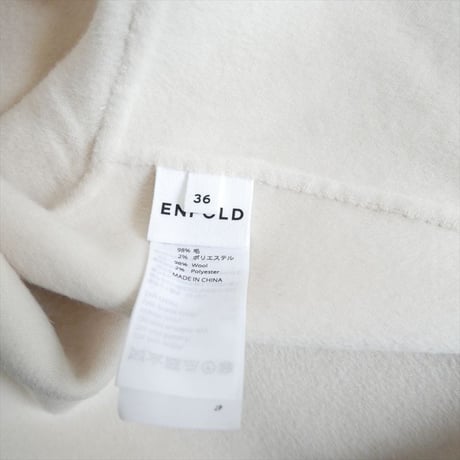 2023AW / ENFOLD / HOODED CROPPED COAT / 300GA130-1110 / 2503-0926