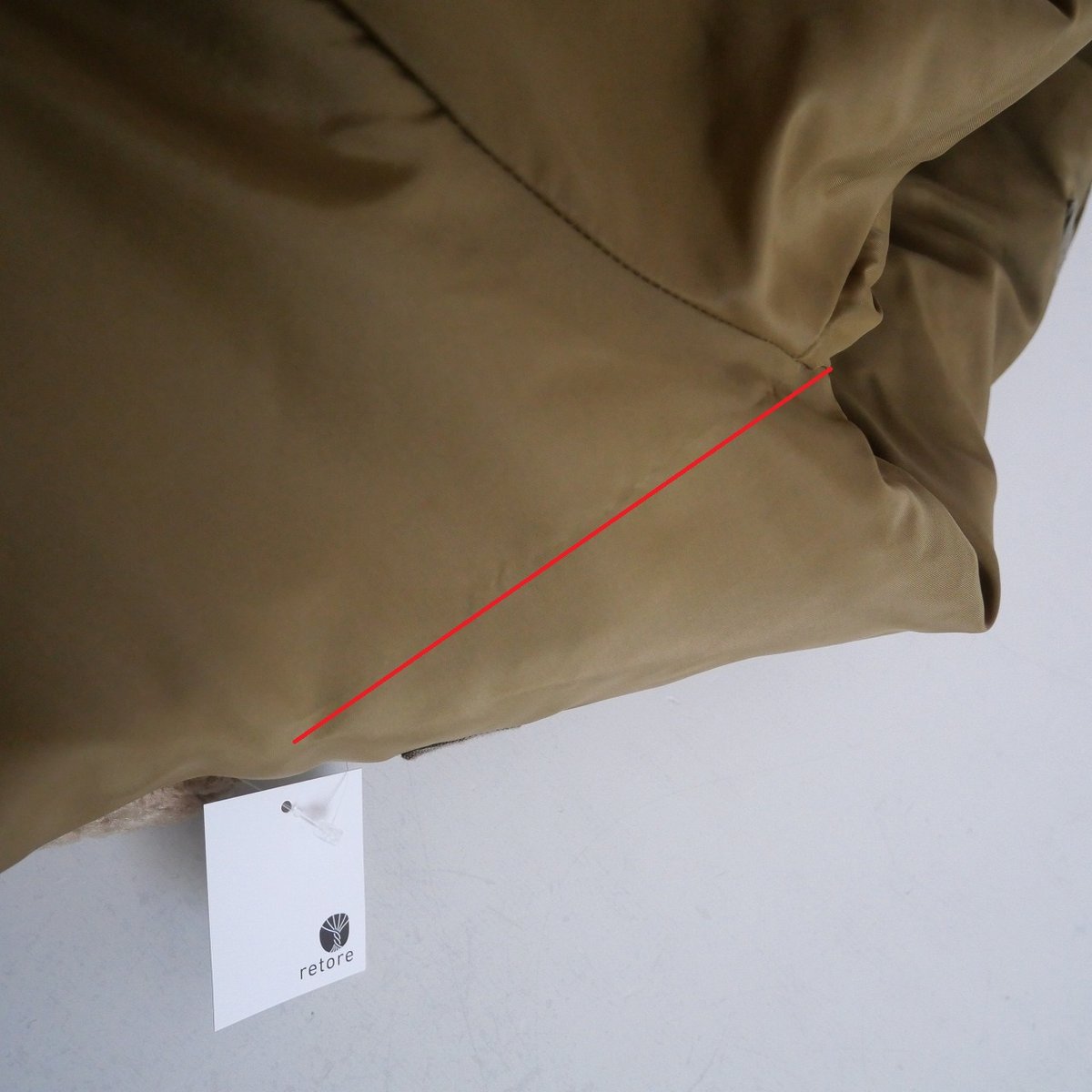 45R / ナイロン×ボアのコート / 5092010 / 2312-1197 | retor