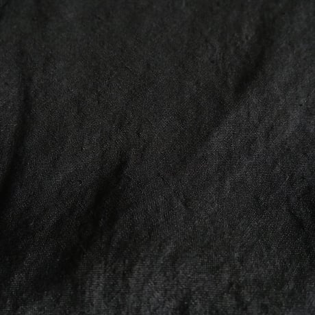 2024SS / HOUSEHOLD GOODS / MARGARET HOWELL / BLACK LINEN シャツ / 5894152002 / 2408-0239