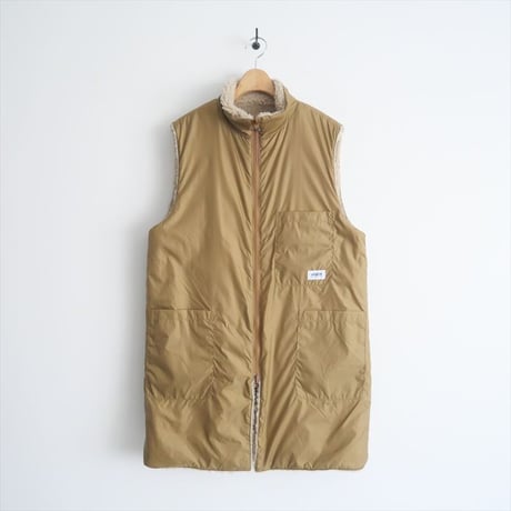 2023AW / 未使用 / journal standard luxe別注 / ARMEN / REVERSIBLE FLEECE H/N LONG VEST / 2412-0376