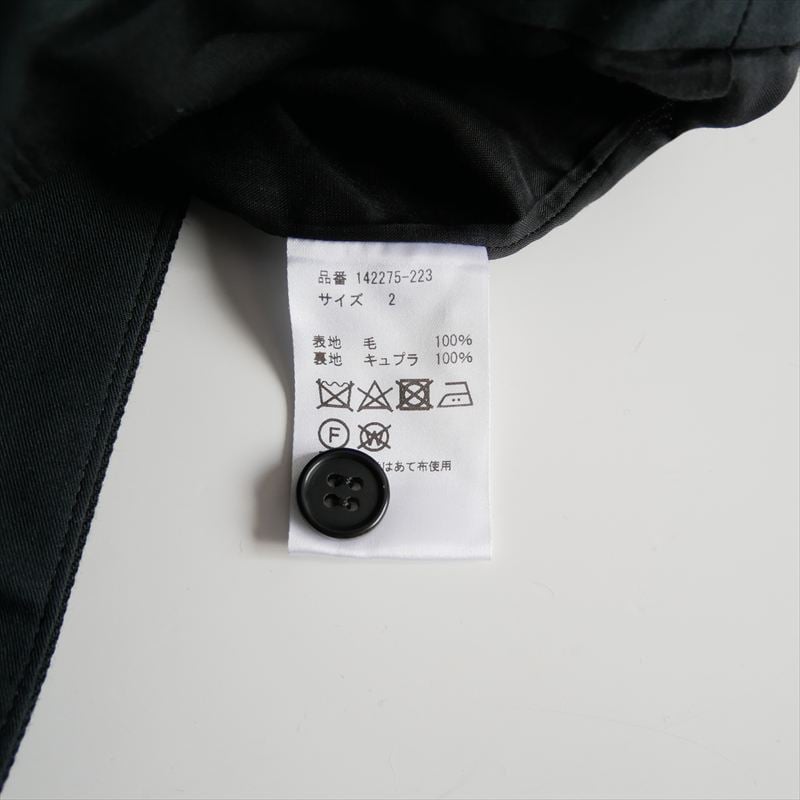 2022AW / WIRROW / Wool serge wide tapered slack