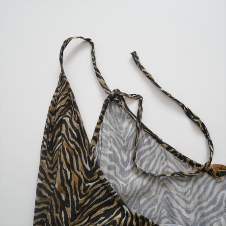 未使用 / L'Appartement / Tiger Print Cami Dress / 2400-0288