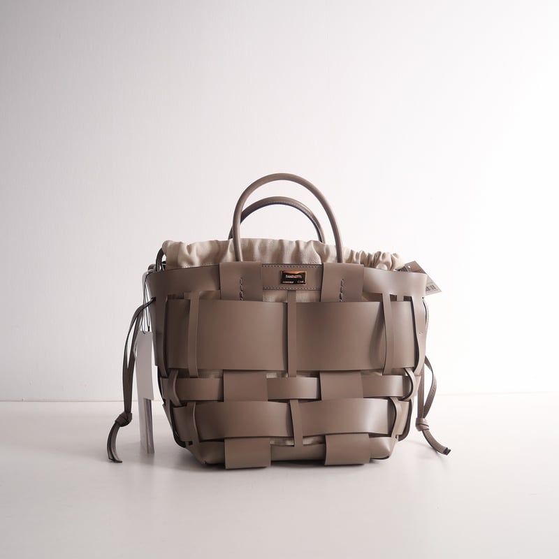 未使用 / ZANCHETTI / WOVEN MIDI SHOPPER / 2312-097 