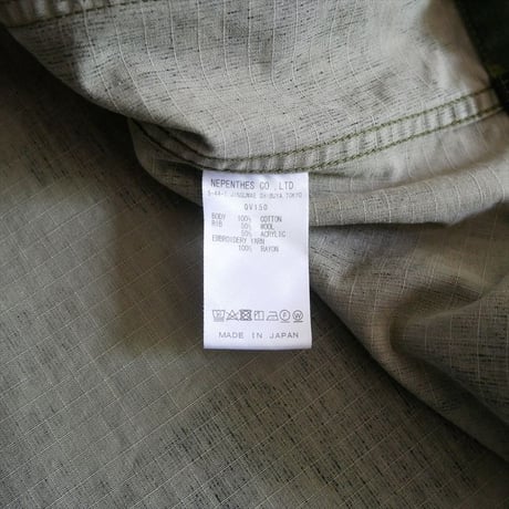 2025・人気完売品 NEEDLES Stand Collar Army Shirt QV150 2604-0971